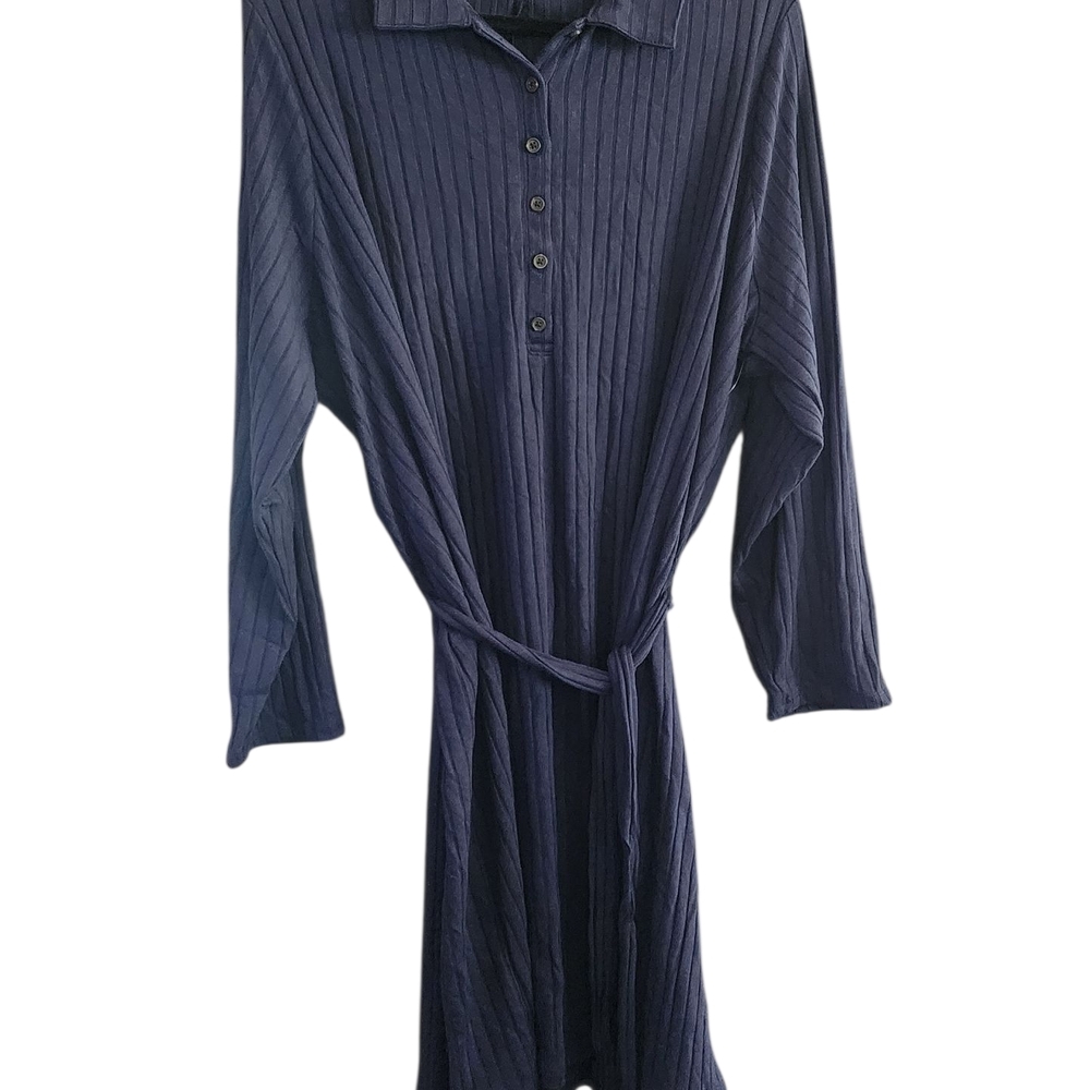 Old Navy Navy Blue Long Sleeve Dress